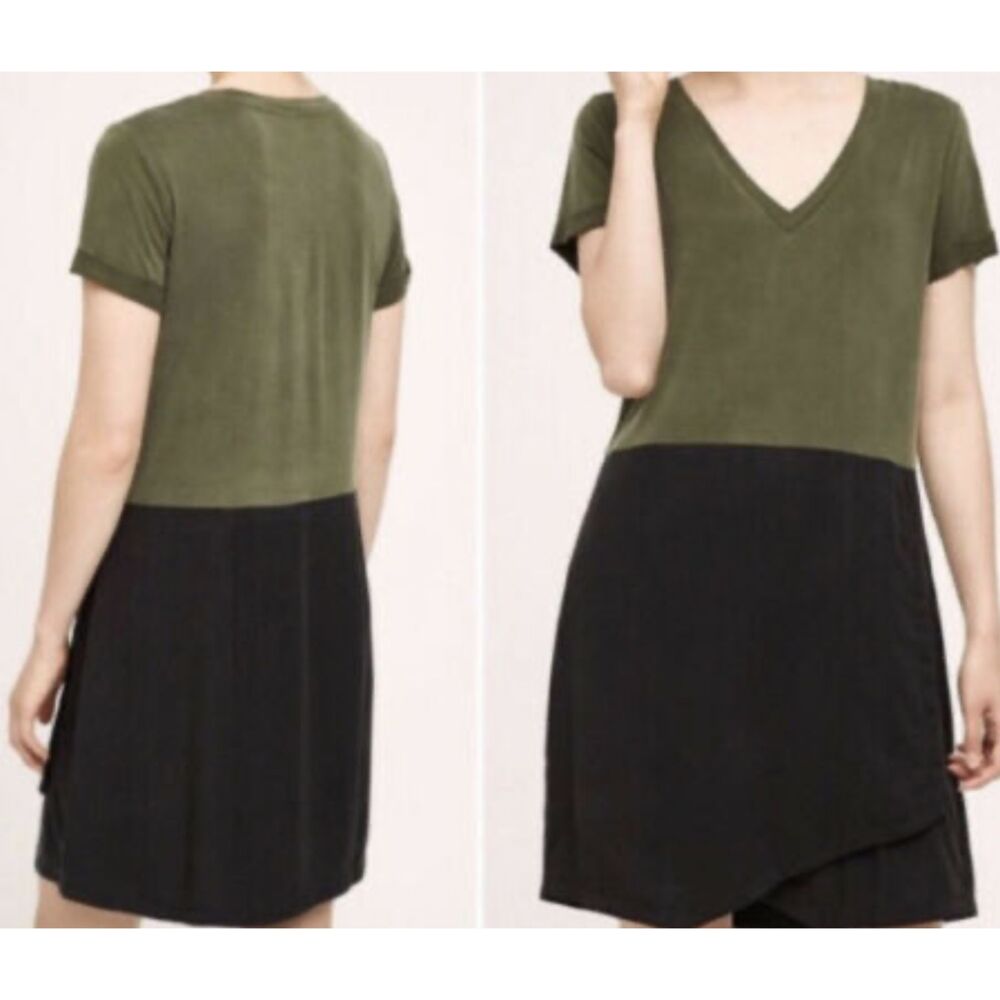 Dolan Left Coast Anthropologie Horizon Colorblock Mini Shift Dress Womens XSP